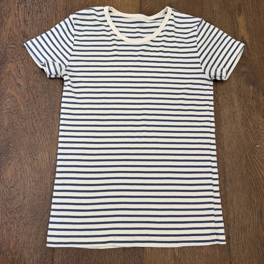 Brandy Melville Blue Striped T-shirt Top